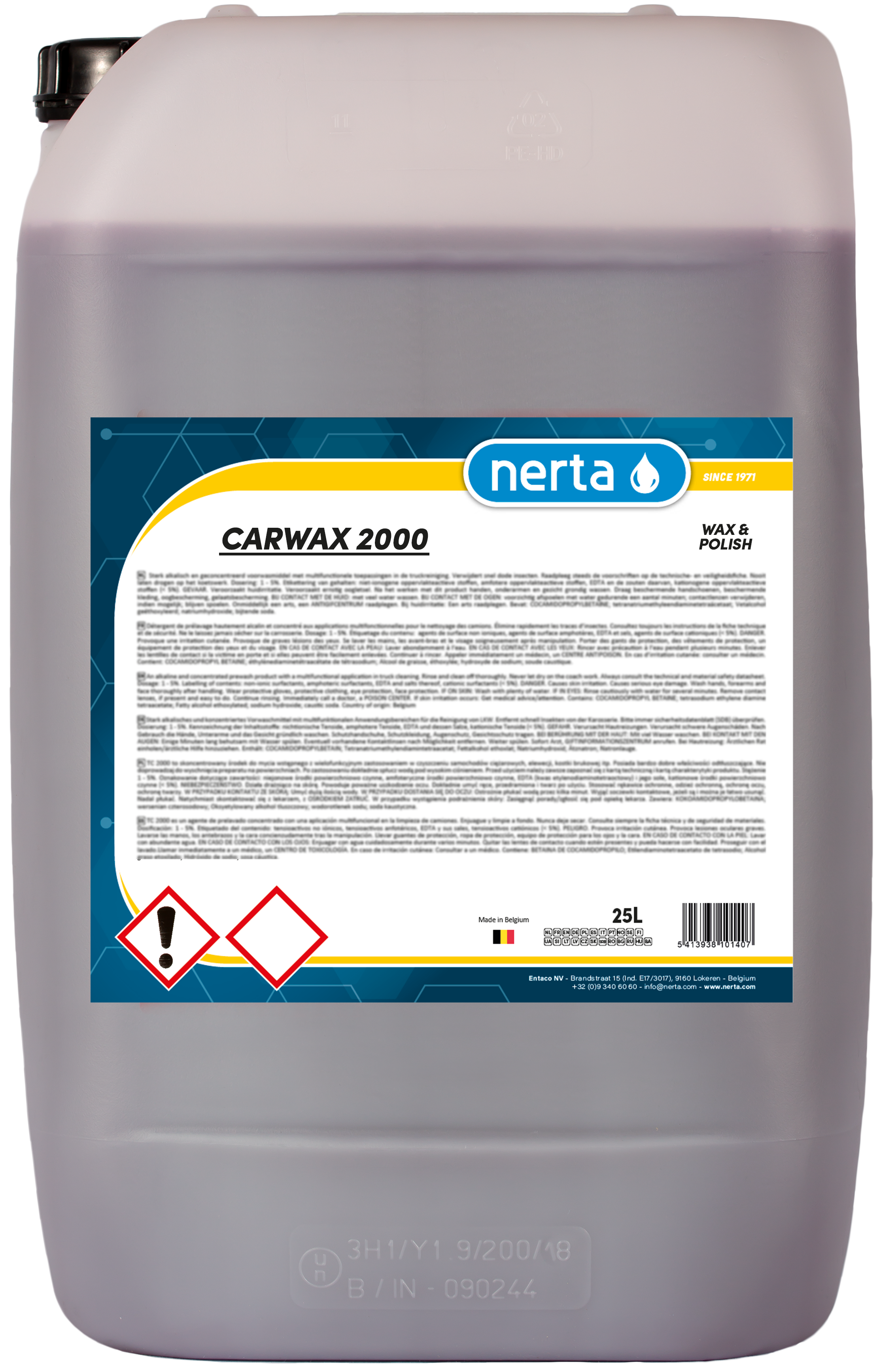 Nerta Carwax 2000 Hidrofóbico